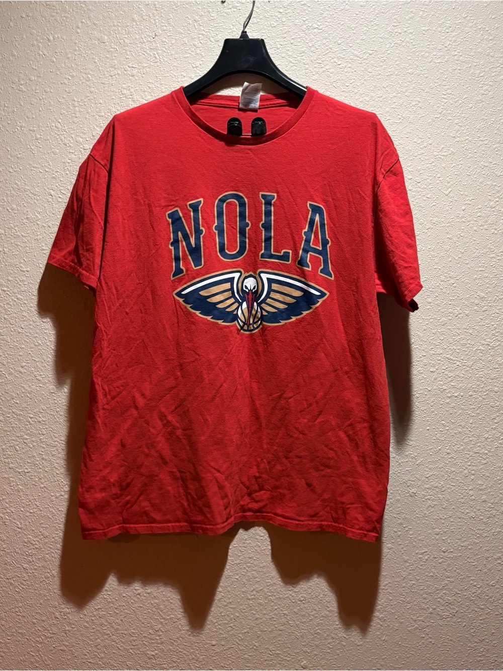 NOLA Graphic Short Sleeve Tee - Red Crewneck